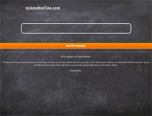 Tablet Screenshot of epicmobonline.com